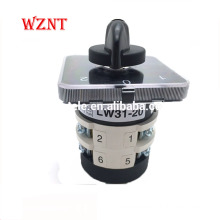 LW31-20 series 440V 20A waterproof rotary cam switch knob use for eletric motors